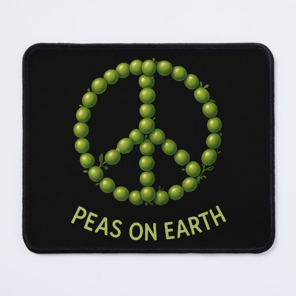 Item preview, Funny Peas On Earth Pun Design Peace And Humor Combined designed and sold by DollieMichele.