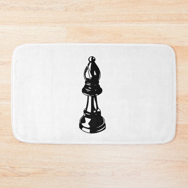 Item preview, Bishop Chess Piece Tattoo Design Color Blocking designed and sold by Shayla-Michelle.