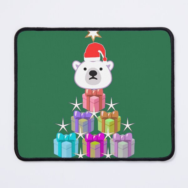 Item preview, Cute Polar Bear Christmas Tree With Gifts – Festive Holiday Illustration designed and sold by HopeAndHustle.