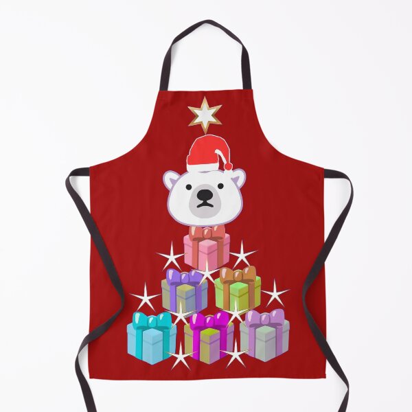 Item preview, Cute Polar Bear Christmas Tree With Gifts – Festive Holiday Illustration designed and sold by HopeAndHustle.
