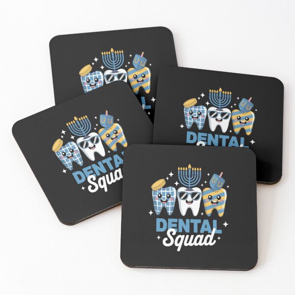 Item preview, Dental Squad Cute Teeth Dreidel Menorah Jewish Hanukkah designed and sold by SIGORDESIGN.