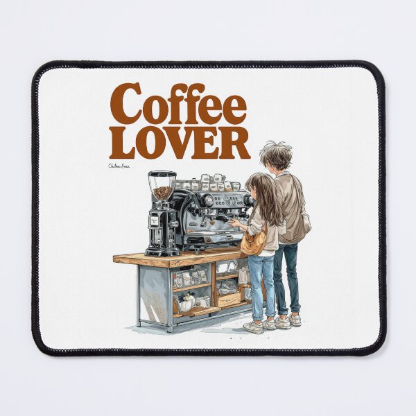 Item preview, Cute Coffee Lover Barista Machine – Adorable Coffee Shop Cartoon Art designed and sold by Grafititee.