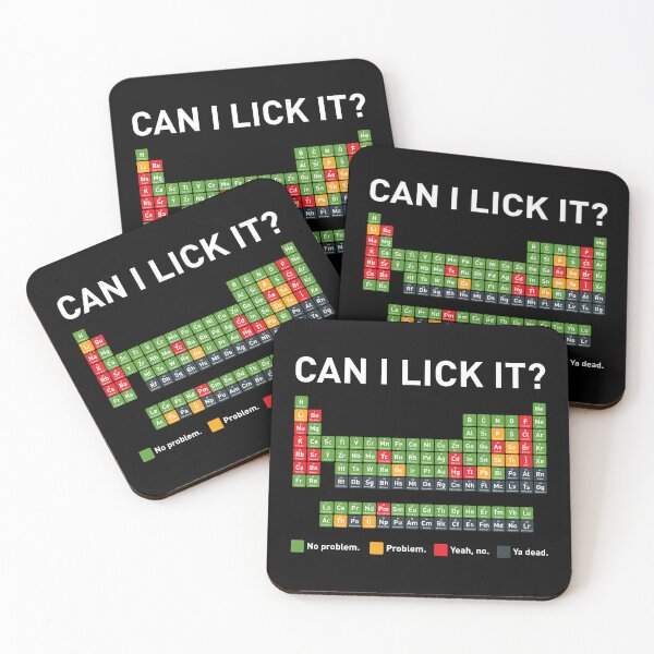 Item preview, Periodic Table -  Can I Lick It? designed and sold by The Common Tee.