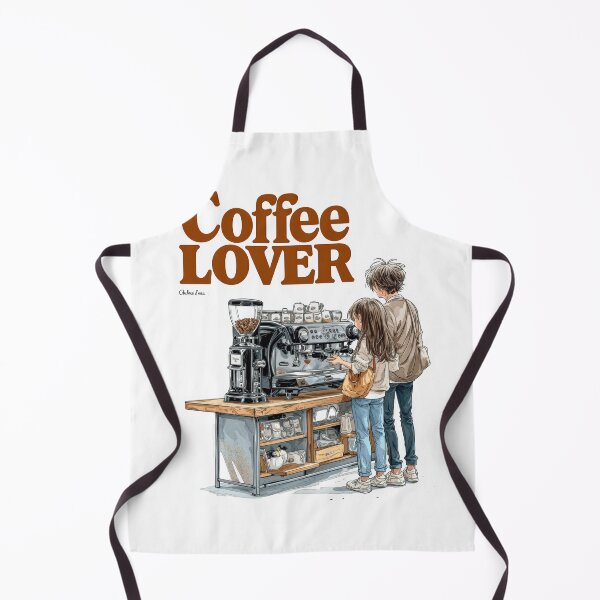 Item preview, Cute Coffee Lover Barista Machine – Adorable Coffee Shop Cartoon Art designed and sold by Grafititee.