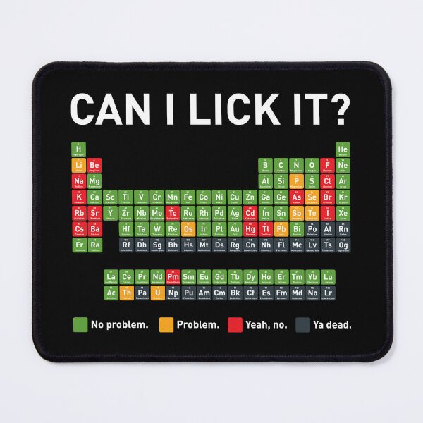 Item preview, Periodic Table -  Can I Lick It? designed and sold by The Common Tee.