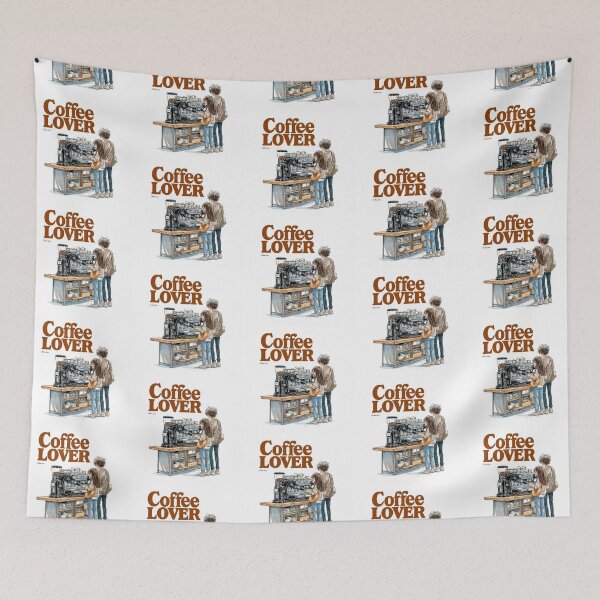 Item preview, Cute Coffee Lover Barista Machine – Adorable Coffee Shop Cartoon Art designed and sold by Grafititee.