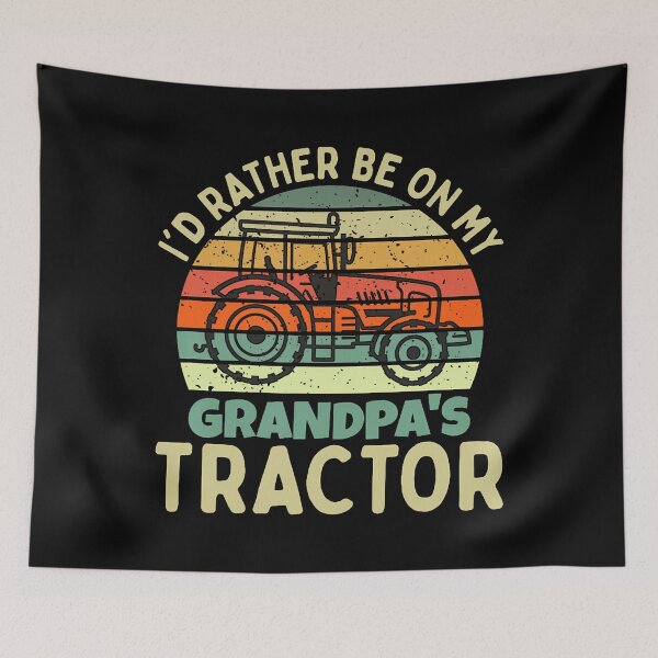 Item preview, I'D Rather Be On My Grandpas Tractor designed and sold by AlbertaDana.