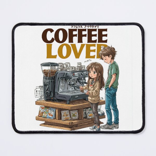 Item preview, Cute Coffee Lover Barista Machine – Adorable Coffee Shop Cartoon Art designed and sold by Grafititee.