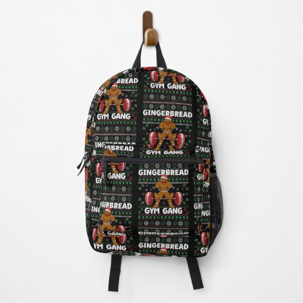 Item preview, Gingerbread Gym Gang Weightlifting Ugly Christmas designed and sold by DollieMichele.