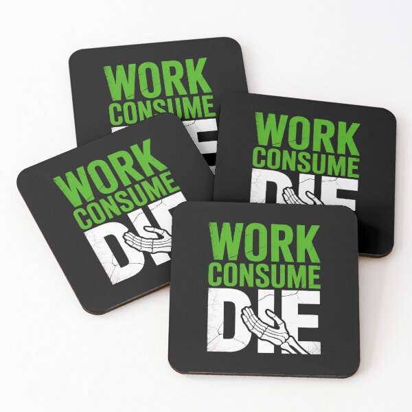 Item preview, Funny Sarcastic Pro Socialist Capitalism Work Consume Die Pullover  designed and sold by MinaReinger.