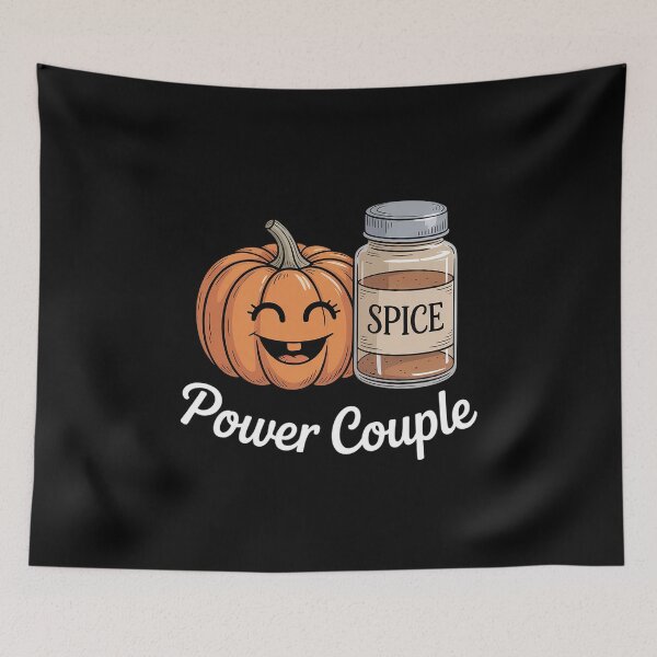 Item preview, Funny Power Couple Pumpkin Spice  designed and sold by AmparoBoyle.