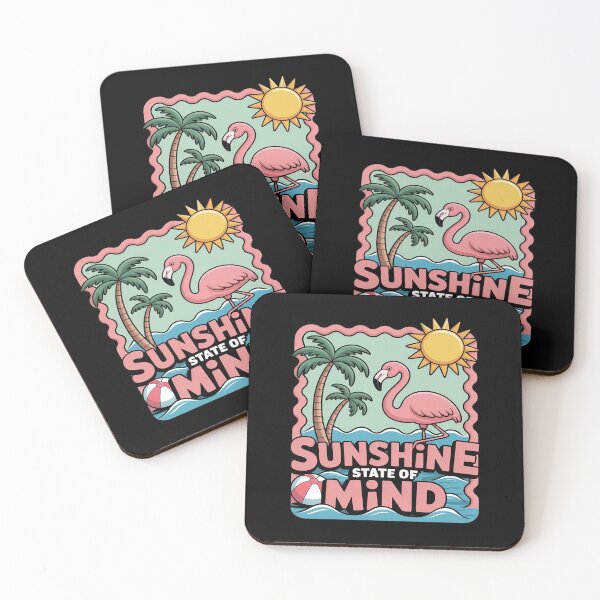 Item preview, Palm Tree Pink Flamingo Sunshine Beach Ball Waves Summer Su designed and sold by FndPardaL.