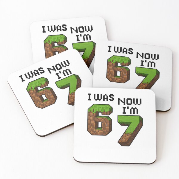 Artikelvorschau, Lustiges Spiel: Sechs Sieben – Ich war 6, jetzt bin ich 7. Pixel-Spiel: 7. Geburtstag entworfen und verkauft von FrankIsabel.