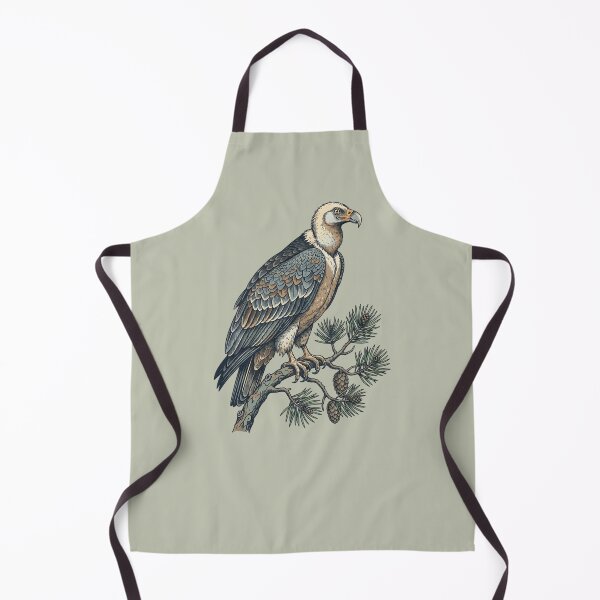 Item preview, Lammergeier Vulture Perched on Pine Branch designed and sold by BirdsnStuff.
