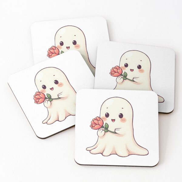 Item preview, Ghost Holding a Flower designed and sold by cool-vibess.