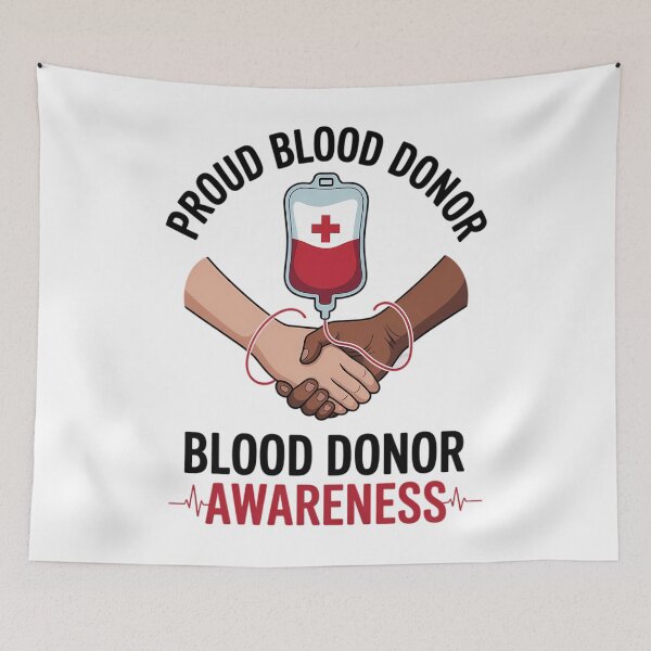 Item preview, Blood Donation Blood Donor Awareness Proud Blood Donor designed and sold by TrinaEspinoza.