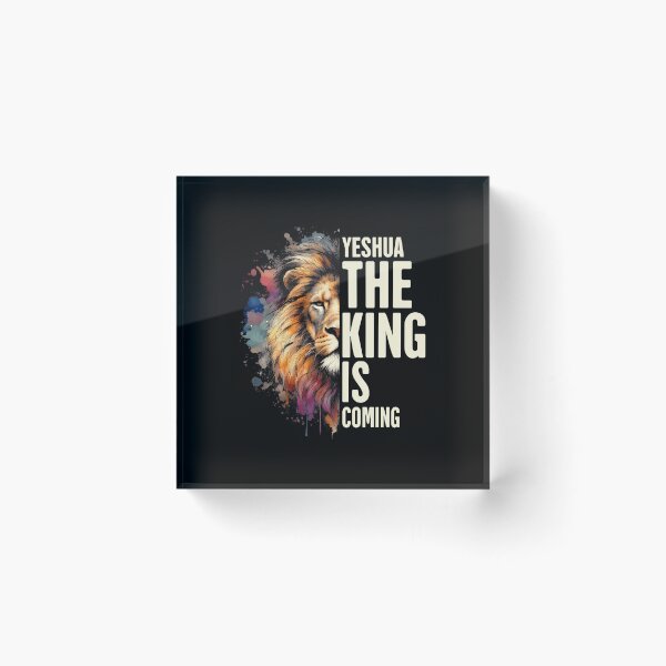 Item preview, Christian Jesus God Bible Verse Yeshua The King Is Coming designed and sold by AndreaBonnie.