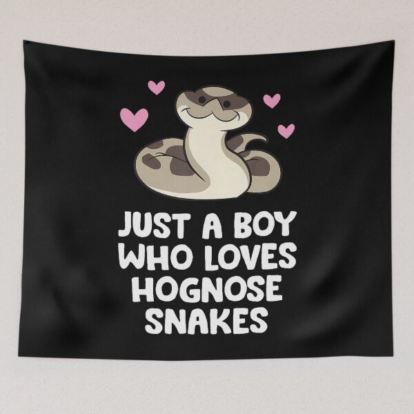 Item preview, Just A Boy Who Loves Hognose Snakes designed and sold by ElizabethVivan.
