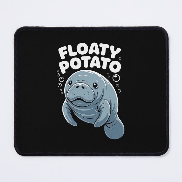 Item preview, Floaty Potato Funny Manatee Sea Animal Manatees Potatoes designed and sold by HaileyRobel.