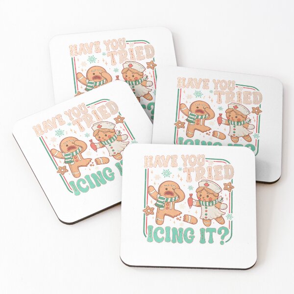 Item preview, Gingerbread Have You Tried Icing It Funny Christmas Nurse designed and sold by FrankIsabel.