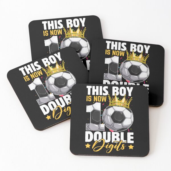 Item preview, This Boy Now 10 Double Digits Soccer 10 Years Old Birthday designed and sold by TysonLangosh.