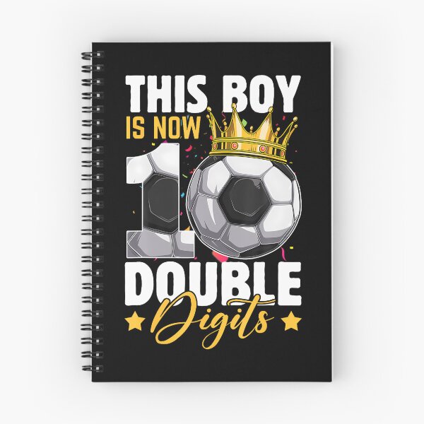 Item preview, This Boy Now 10 Double Digits Soccer 10 Years Old Birthday designed and sold by TysonLangosh.