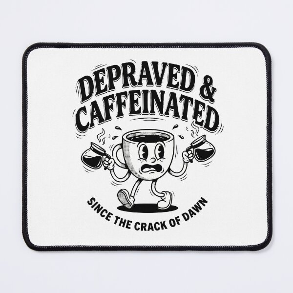 Item preview, Depraved & Caffeinated: Vintage 1930s Rubber Hose Cartoon Coffee Character designed and sold by TheHenbury.