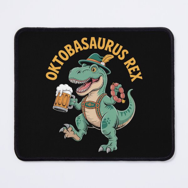 Item preview, Dinosaur Oktoberfest Lederhosen Costume Men T rex Beer Fest designed and sold by DrewLeuschke.