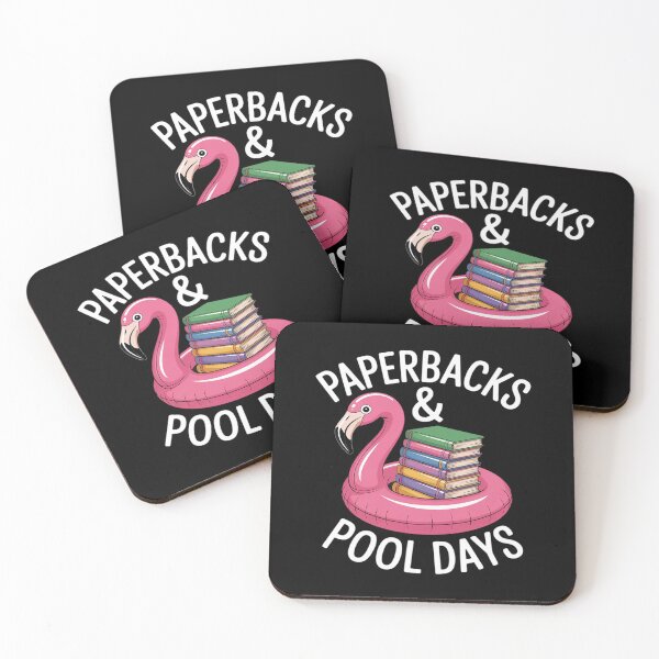 Item preview, Paperbacks and Pool Days Flamingo Book Lover designed and sold by FndPardaL.