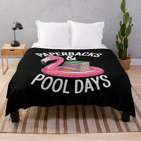 Item preview, Paperbacks and Pool Days Flamingo Book Lover designed and sold by FndPardaL.
