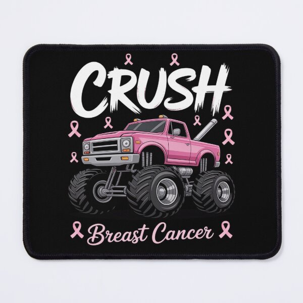 Item preview, Crush Breast Cancer Awareness Truck Pink Ribbon  designed and sold by TrinaEspinoza.