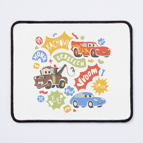 Item preview, Disney Pixar Cars 2 McQueen Mater Sally Kachow Chest Logo designed and sold by Haleigh Julius.
