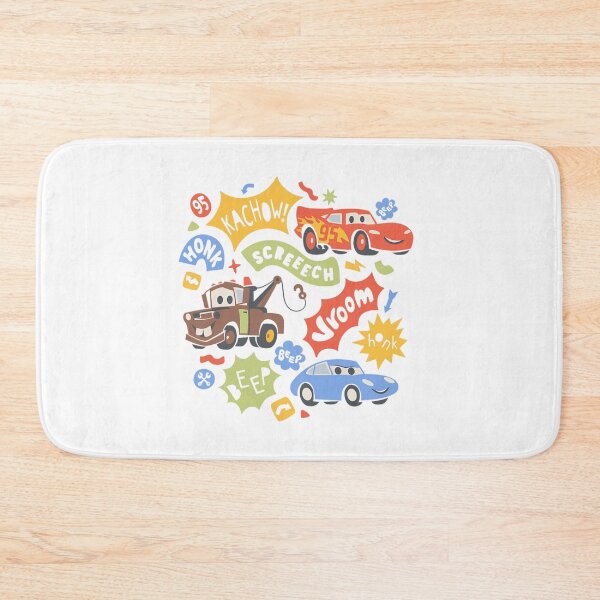 Item preview, Disney Pixar Cars 2 McQueen Mater Sally Kachow Chest Logo designed and sold by Haleigh Julius.