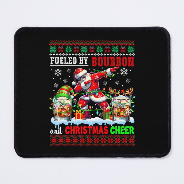 Item preview, Fueled By Bourbon And Xmas Cheer Drinker Santa designed and sold by LucilleAntoi.