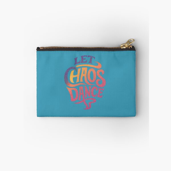 Item preview, Let Chaos Dance Purple Red Blue Expressive Typography designed and sold by Kony83.