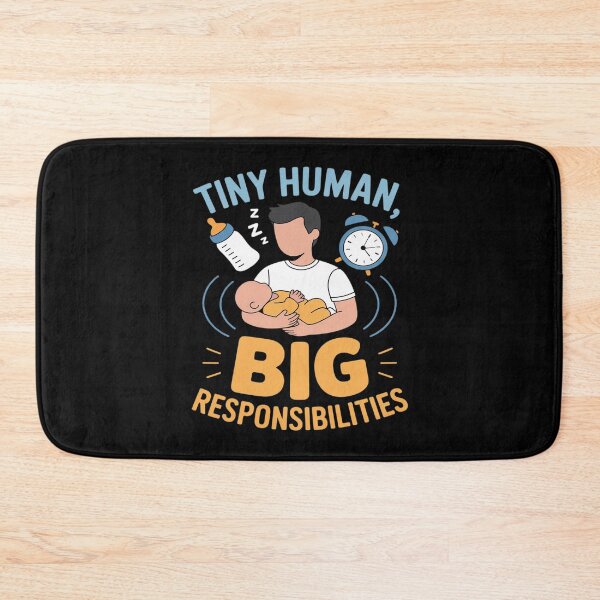 Item preview, Parenting Humor Tiny Human Big Responsibilities designed and sold by FndPardaL.