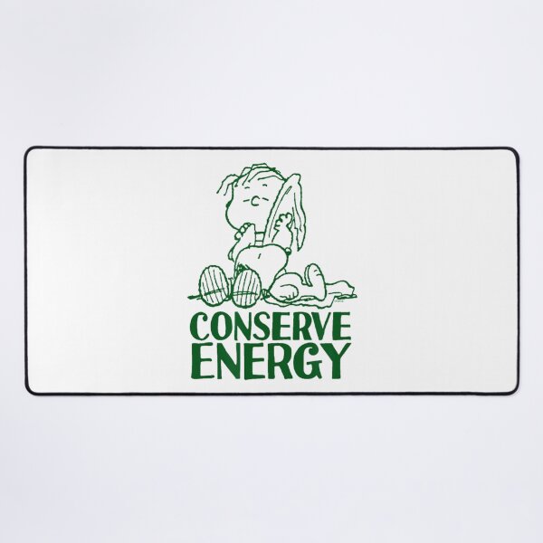 Item preview, Peanuts Conserve Energy – Minimal Line Art Eco Design designed and sold by Haleigh Julius.
