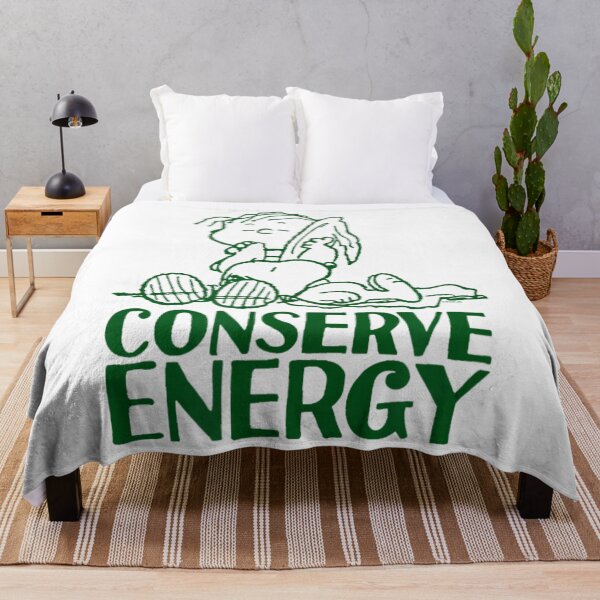 Item preview, Peanuts Conserve Energy – Minimal Line Art Eco Design designed and sold by Haleigh Julius.