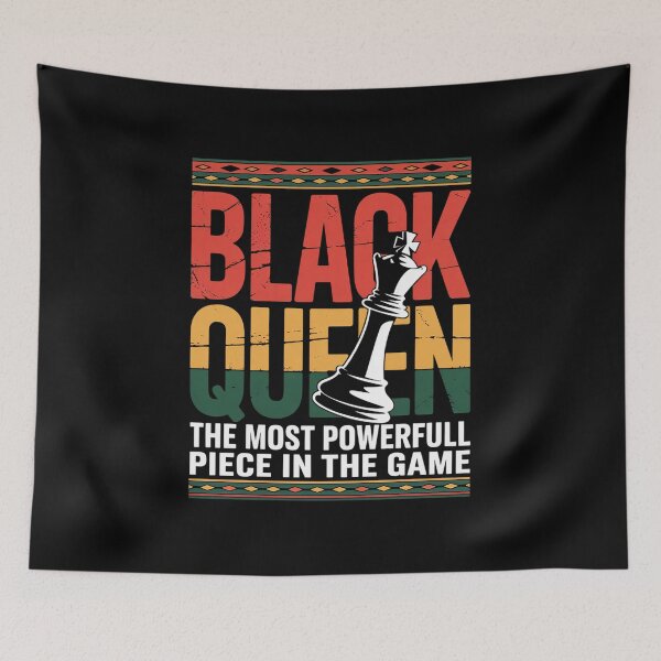 Item preview, Black Queen The Most Powerful Piece in The Game Women Girl  designed and sold by marcusry.