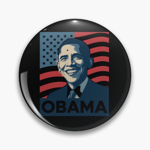 Item preview, Barack Obama President 44 American Flag Happy Democra designed and sold by VasilisLamArt.