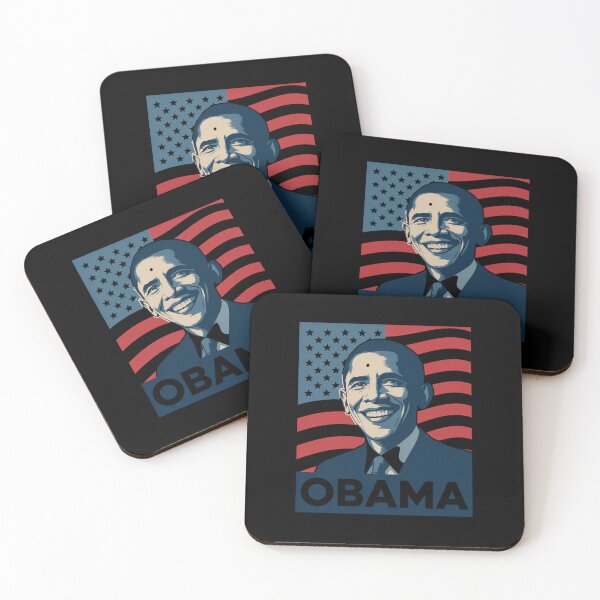 Item preview, Barack Obama President 44 American Flag Happy Democra designed and sold by VasilisLamArt.