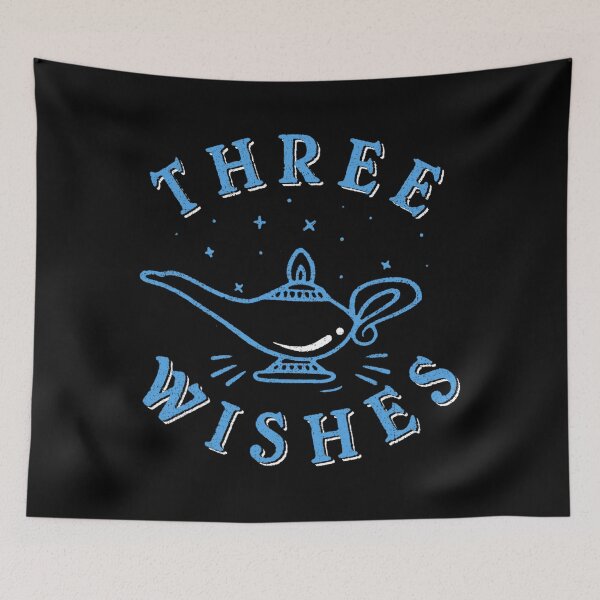 Item preview, Genie Three Wishes Lamp – Magical Line Art Illustration designed and sold by SantoAtti.