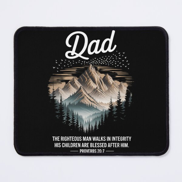 Item preview, Christian Dad Religious Proverbs 207 Mountain Father's Day designed and sold by TrinaEspinoza.