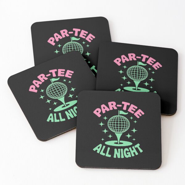 Item preview, Par-Tee All Night Neon Golf Ball Disco Flag designed and sold by JaskconLIfe23.