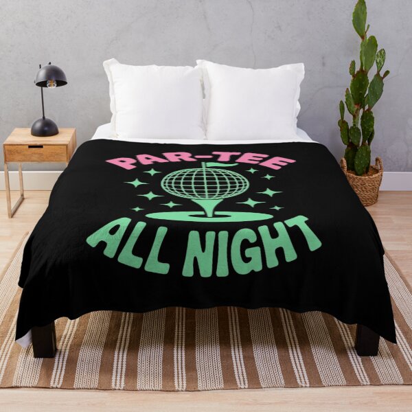 Item preview, Par-Tee All Night Neon Golf Ball Disco Flag designed and sold by JaskconLIfe23.