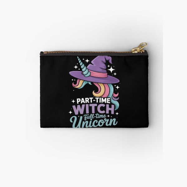 Item preview, Part-Time Witch Full-Time Unicorn Neon Purple Fantasy designed and sold by JaskconLIfe23.