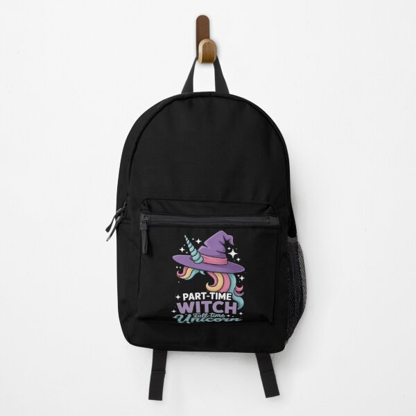 Item preview, Part-Time Witch Full-Time Unicorn Neon Purple Fantasy designed and sold by JaskconLIfe23.