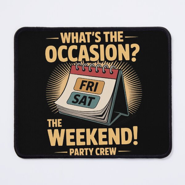 Item preview, Party Crew Weekend Marquee Calendar Print designed and sold by JaskconLIfe23.