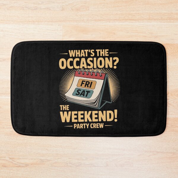Item preview, Party Crew Weekend Marquee Calendar Print designed and sold by JaskconLIfe23.