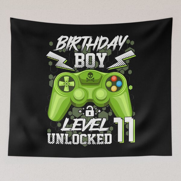 Item preview, Level 11 Unlocked Video Game 11Th Birthday Gamer Gifts Boys designed and sold by TysonLangosh.